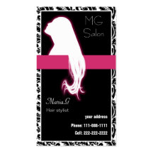 Pink Salon businesscards Business Card
