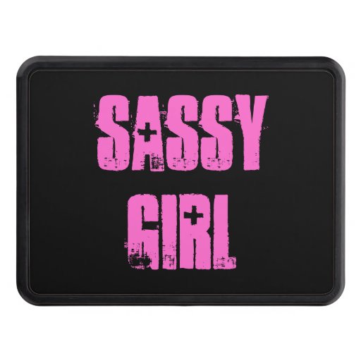 Pink Sassy Girl Truck Hitch Cover For Women Trailer Hitch Cover Zazzle