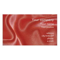 "Pink satin" business card business cards