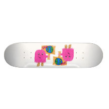 Pink Save Planet Skate Boards