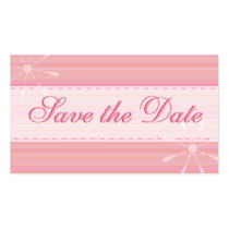 Pink Save the Date cards business cards by Customizables Pink Save the Date cards business cards