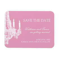 Pink Save the Date Magnets magnets