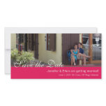 Pink Save the Date Photocard Photo Cards