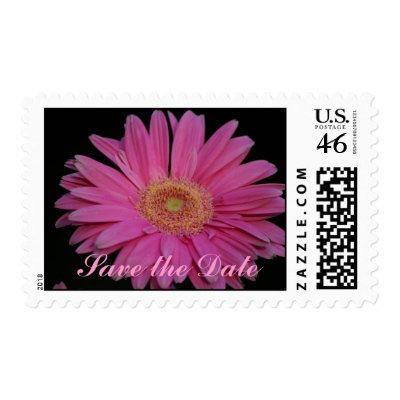 Pink - Save the Date Postage