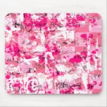 Pink Scene Graffiti mousepads