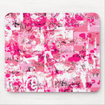 Pink Scene Graffiti mousepads