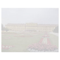 Pink Schonbrunn Castle, Vienna, Austria flowers Letterhead
