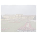 Pink Schonbrunn Castle, Vienna, Austria flowers Letterhead
