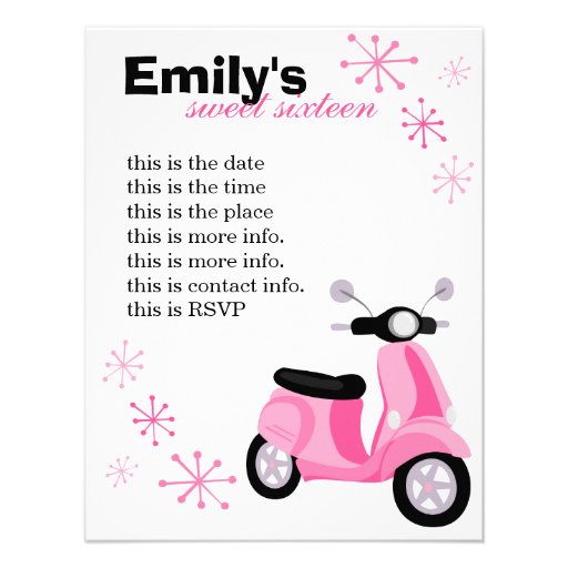 Pink Scooter