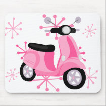 Pink Scooter Mousepads