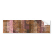 Pink Scraps Bumper Sticker