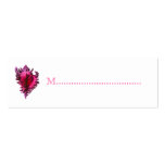 Pink Sea Shell Reception Table Seating Cards Business Card Templates