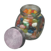 Pink Sequin Effect Jelly Belly Candy Jar