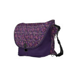 pink sequins courier bag