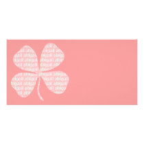 Pink Shamrock Abigail Photo Cards