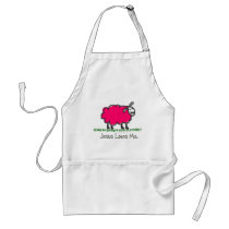 Pink Sheep aprons by sbjscghill1 Pink Sheep aprons