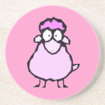 Pink Sheep Coaster