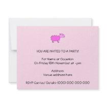Pink Sheep Custom Announcement