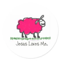 Pink Sheep stickers