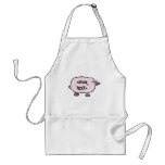 Pink Sheep, <YOUR TEXT> aprons