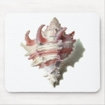 Pink Shell Mouse Pad