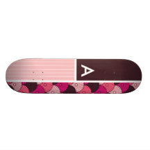 Pink Shells; Japanese Shell Design Skateboard Decks