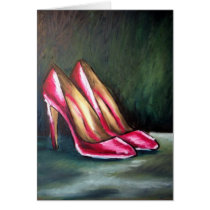Pink Shoes Card