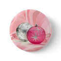 PINK & SILVER ORNAMENTS by SHARON SHARPE buttons by sharonsharpe PINK & SILVER ORNAMENTS by SHARON SHARPE buttons