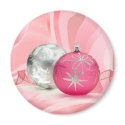 PINK & SILVER ORNAMENTS by SHARON SHARPE magnets by sharonsharpe PINK & SILVER ORNAMENTS by SHARON SHARPE magnets