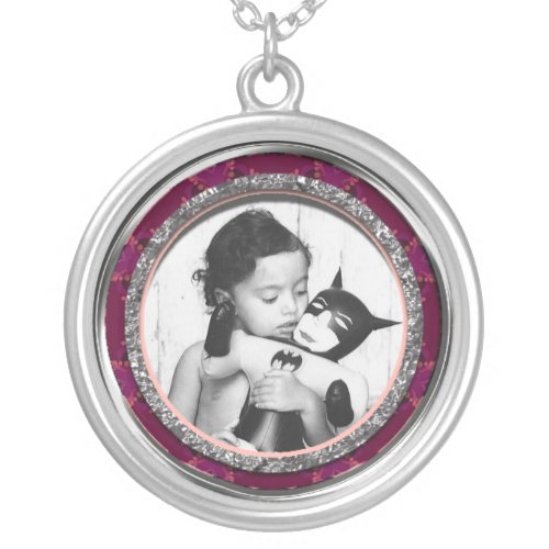 Pink Silveria Photo Necklace necklace