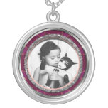 Pink Silveria Photo Necklace