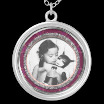 Pink Silveria Photo Necklace