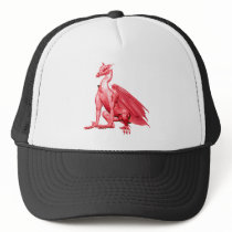 Pink Sitting Dragon hats