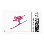 Pink Ski Fast postage