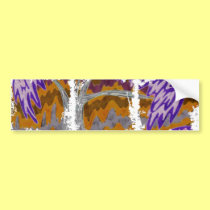 Pink Skies and Purple Trees bumper stickers