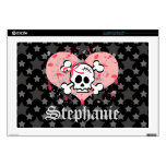 Pink Skull 17 Inch Laptop Skin