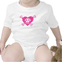 Pink Skull and Crossbones Shirt