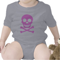 Pink Skull & Crossbones Infant Creeper