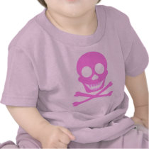 Pink Skull & Crossbones Infant T-Shirt