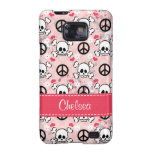 Pink Skull Crossbones Samsung Galaxy S Case