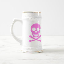 Pink Skull & Crossbones Steins Coffee Mug