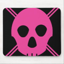 Pink Skull Mouse Pad mousepads