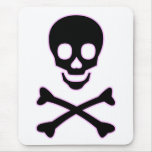 Pink Skull Mousepad