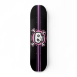 Pink Skull Skateboard