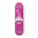 Pink Skull Skateboard