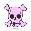 Pink Skull stickers