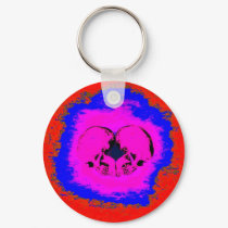 PINK SKULLS CORONA keychains