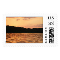 Pink sky at dusk postage by princessklb07 Pink sky at dusk postage