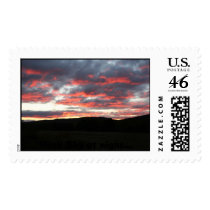 Pink Sky at night... postage by ASexyLioness Pink Sky at night... postage