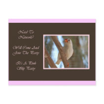 Pink Slip Party Invite Postcard